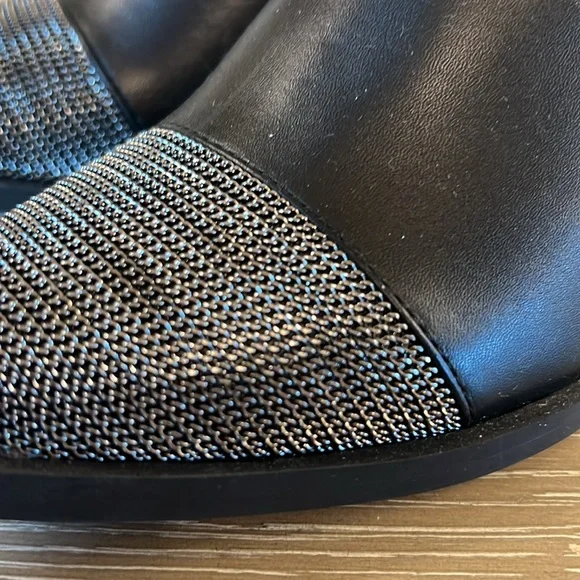 NWOT, Report Zerega Black Vegan Leather Ankle Booties - Picture 5 of 9